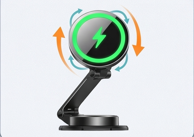 Thumbnail: Joyroom MagSafe Car Mount – N55 Magnetic Wireless Charger (15W)