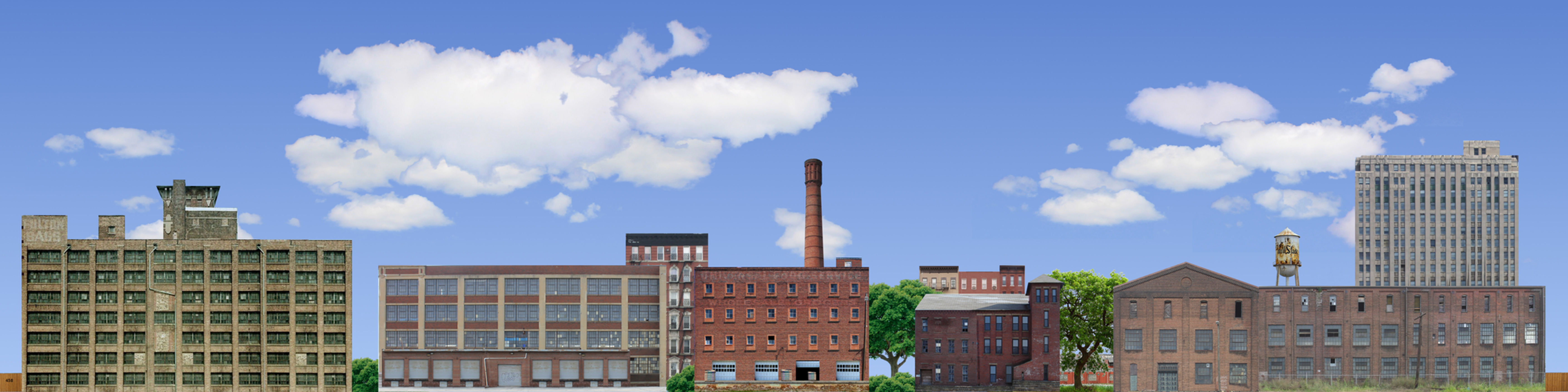 # 458 HO Scale INDUSTRY Backdrop