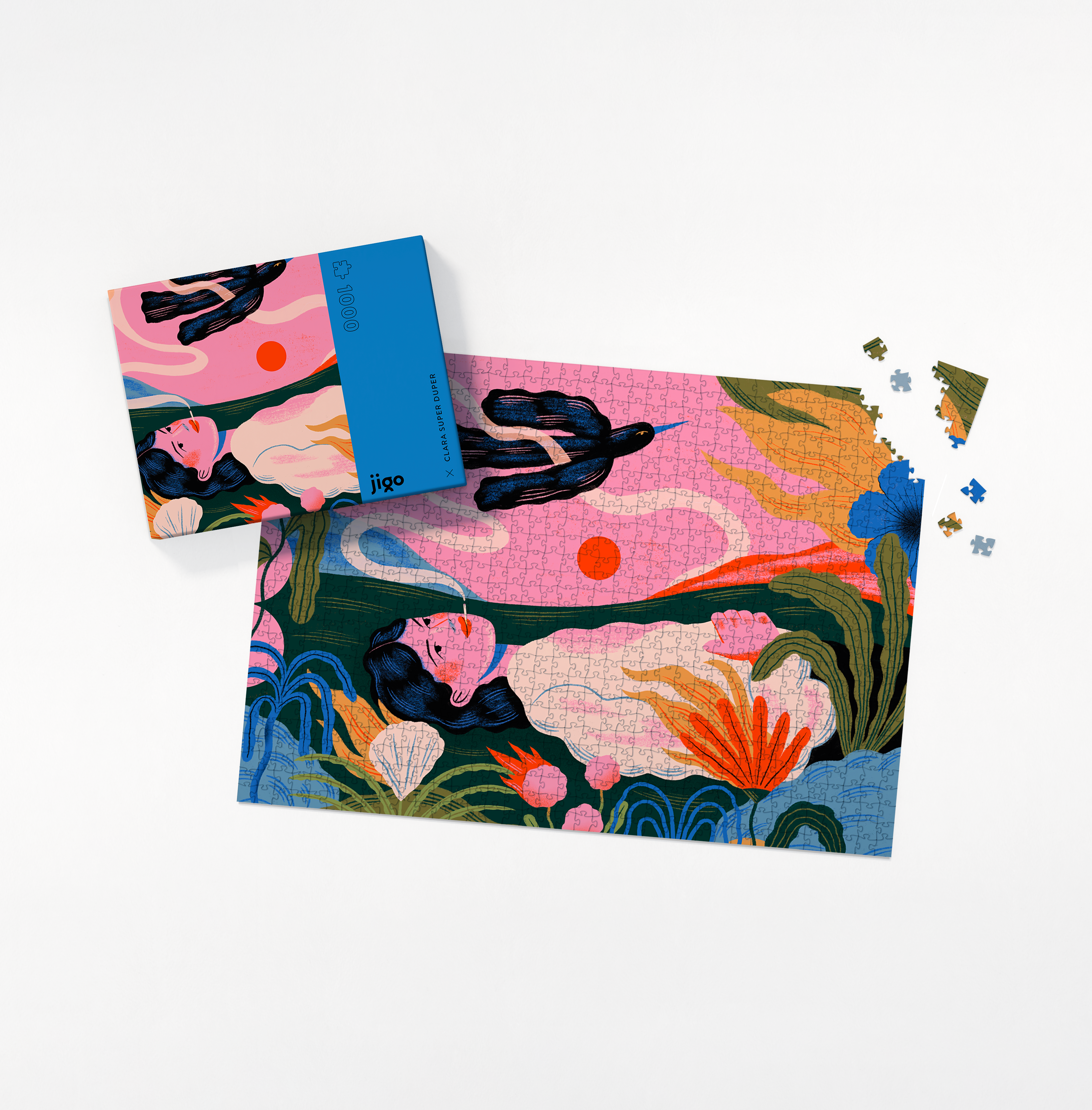 "BURNING - Clara Super Duper" Puzzle By Jigo Atelier