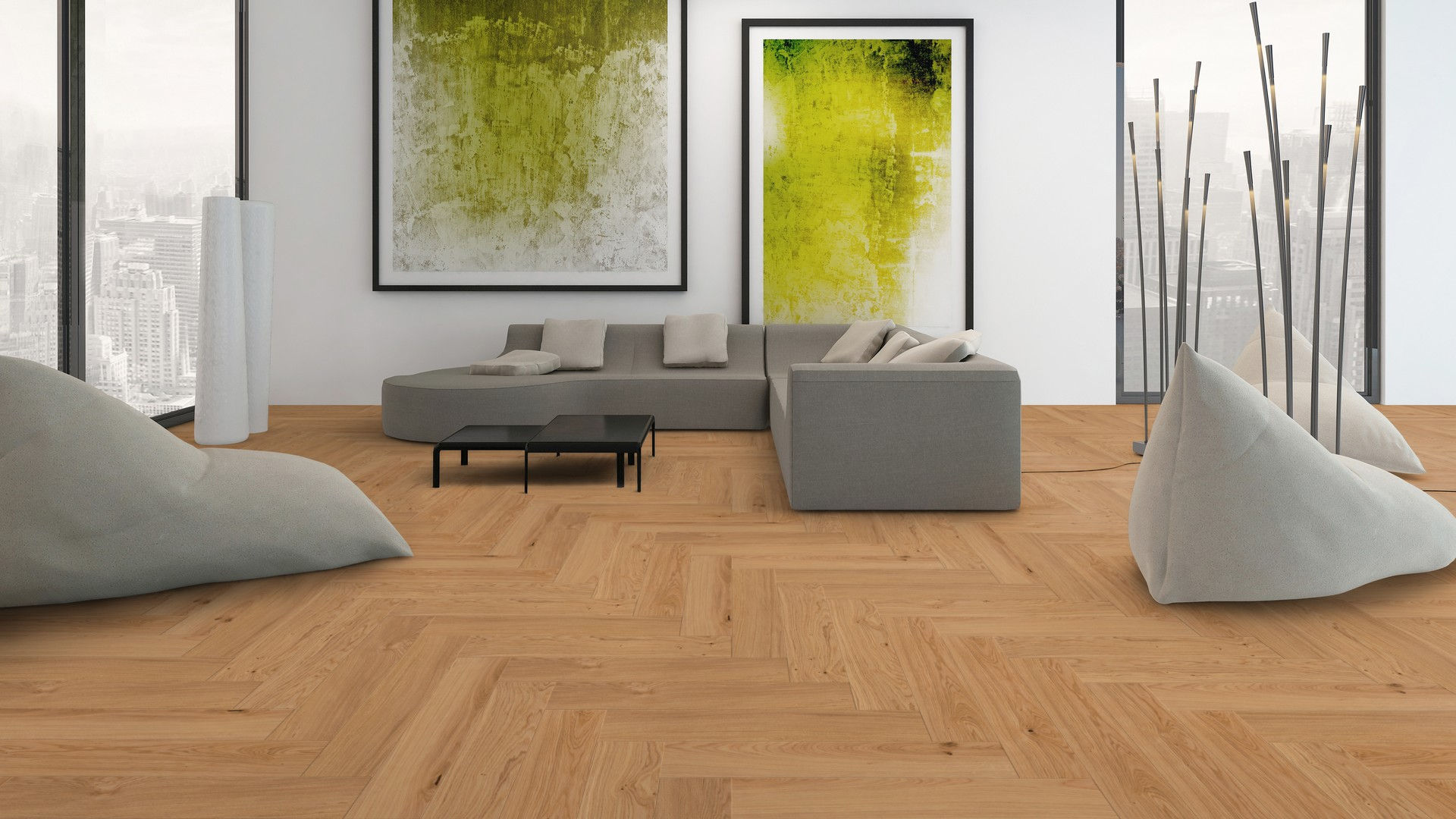 Parket ribja kost, hrast, astig, natur barve, valletta, oljen