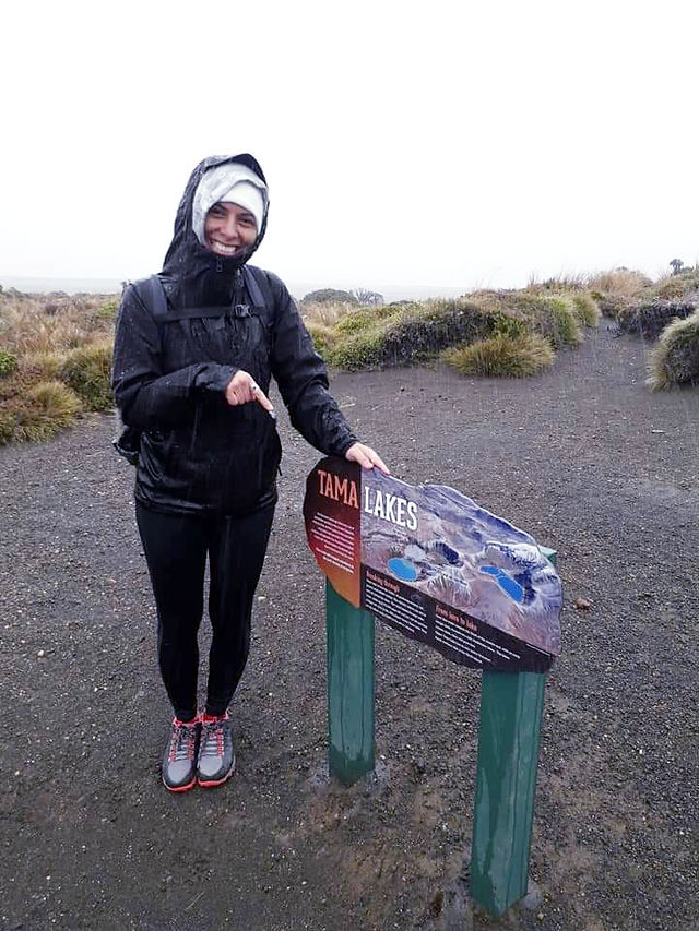 We did it despite the rain. 
