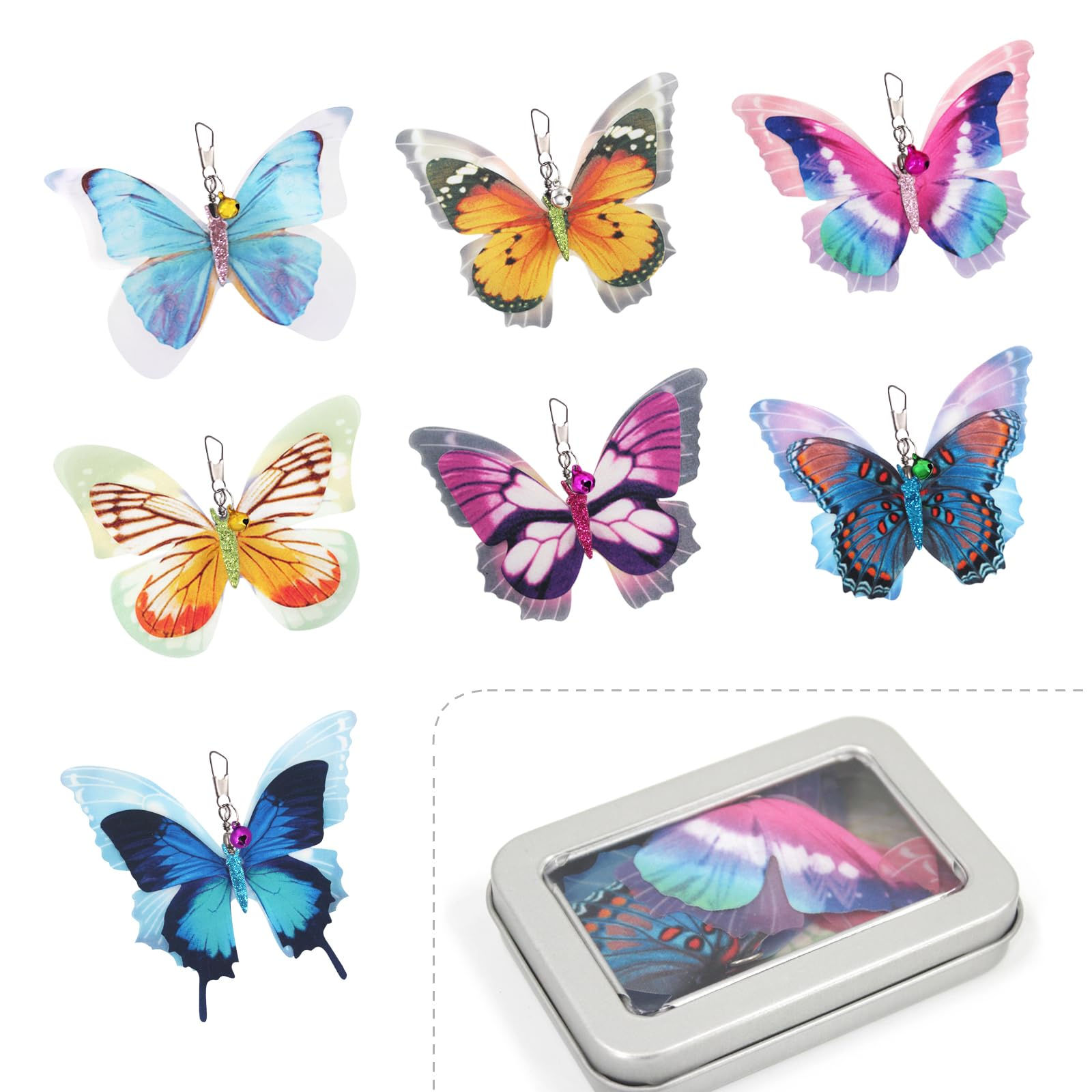 SONGWAY Butterfly Cat Toy Replacement - 7 Piece Accessories Set