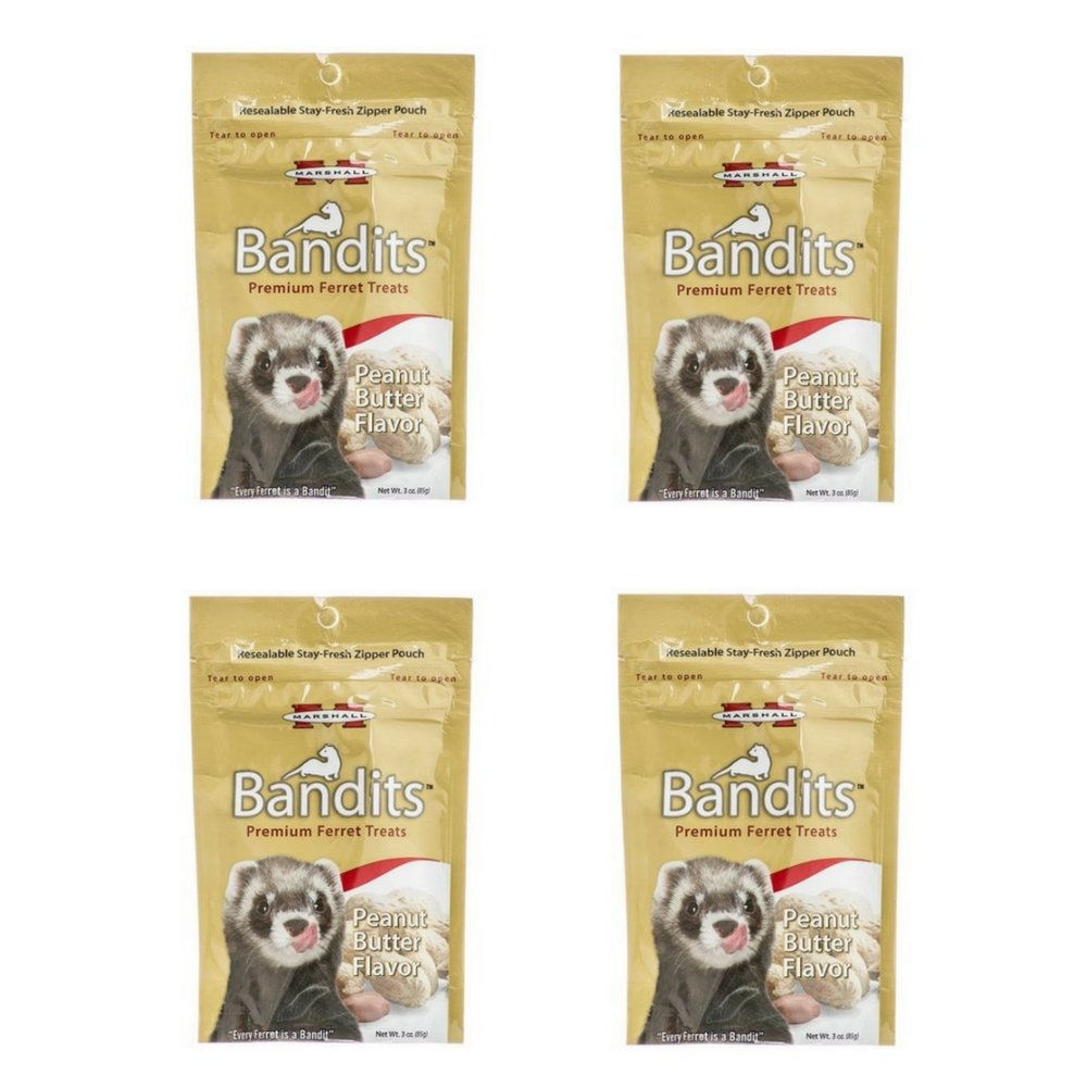 Marshall FD-386 Bandits Ferret Treats Peanut Butter 3 Oz. for pets