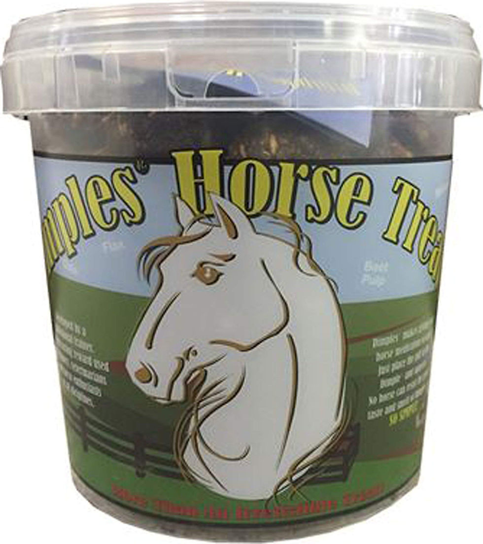 Dimples Horse Treats with Dimples Pocket 3 LB 2-Pack for pets