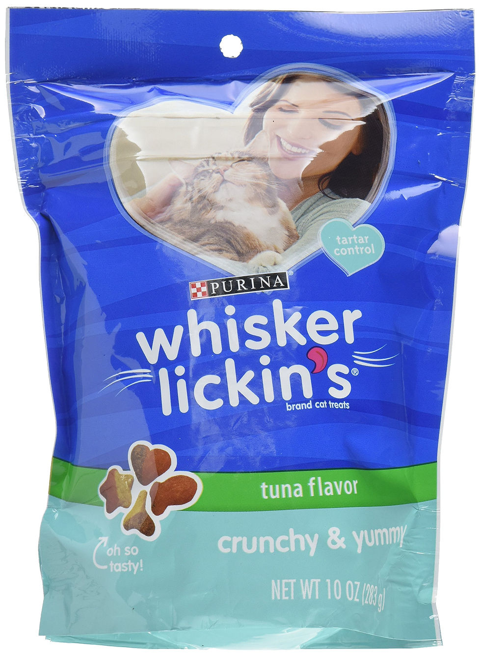 Whisker Lickins Crunchy & Yummy Tuna Flavor Cat Treats 10 OZ for cats
