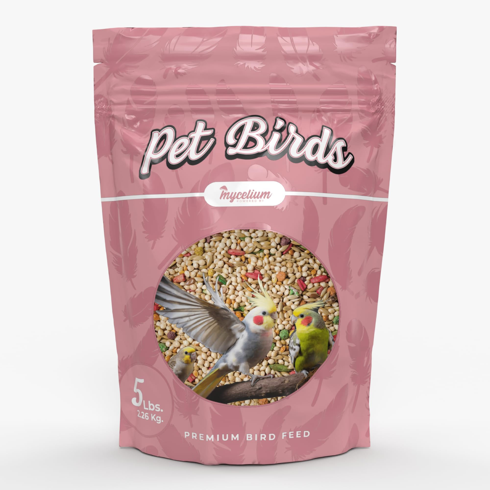 mycelium premium pet bird cuisine – organic non-gmo grains high nutritional valu