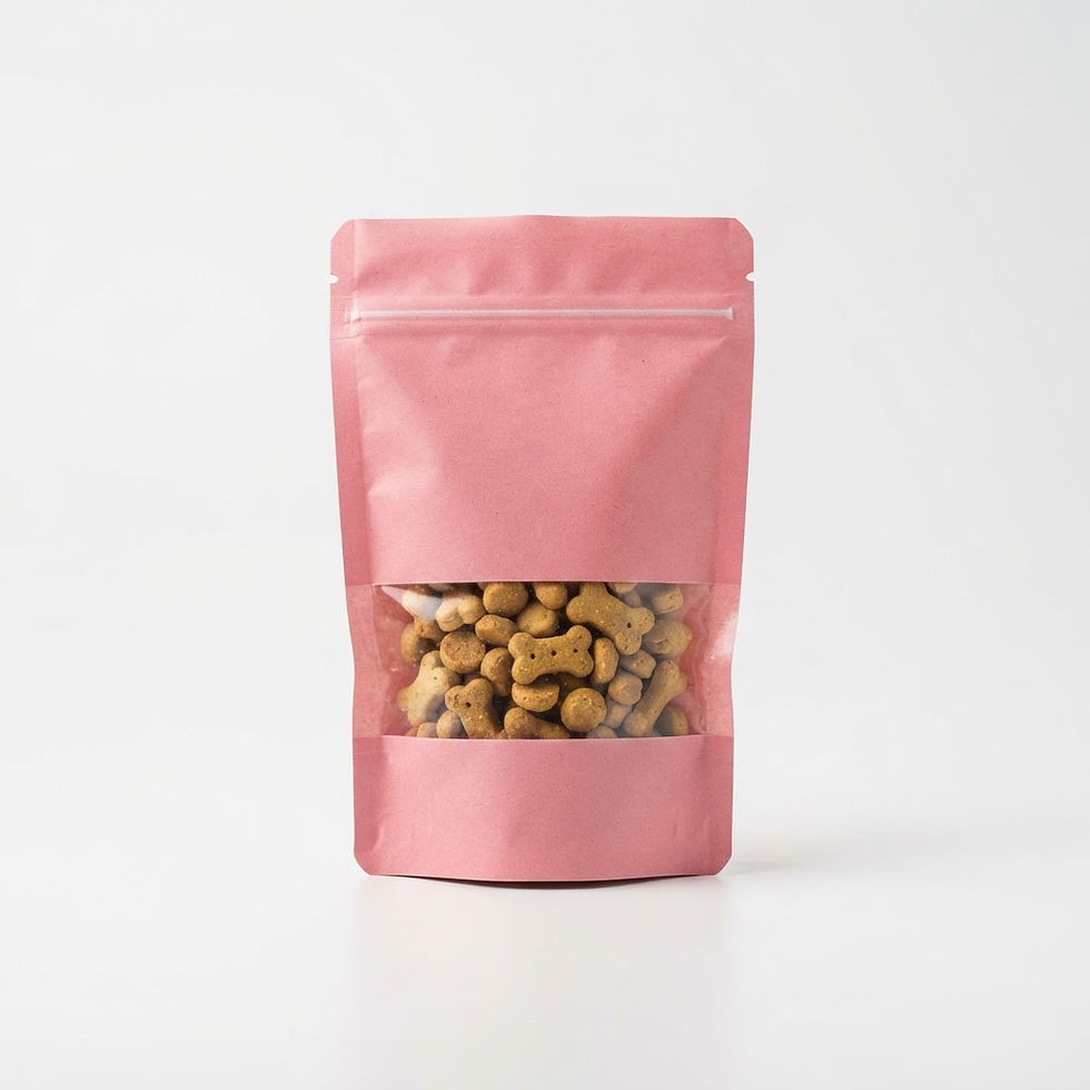 Portable - Dog Treats - Organic - Small - Pink - All About Your Animals