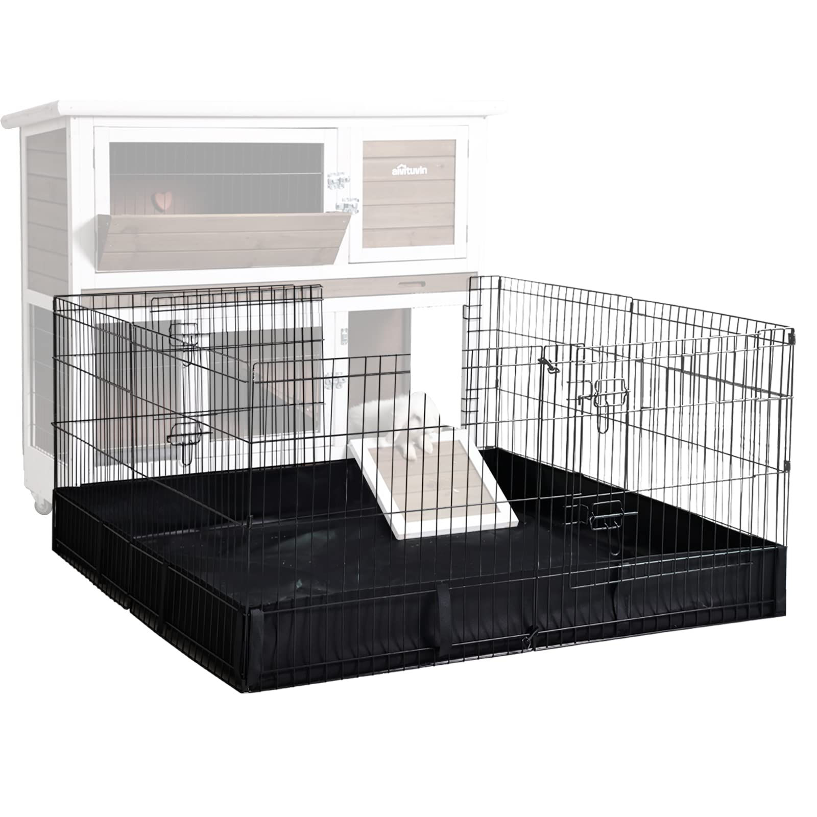 pet playpen indoor outdoor expandable for small animals