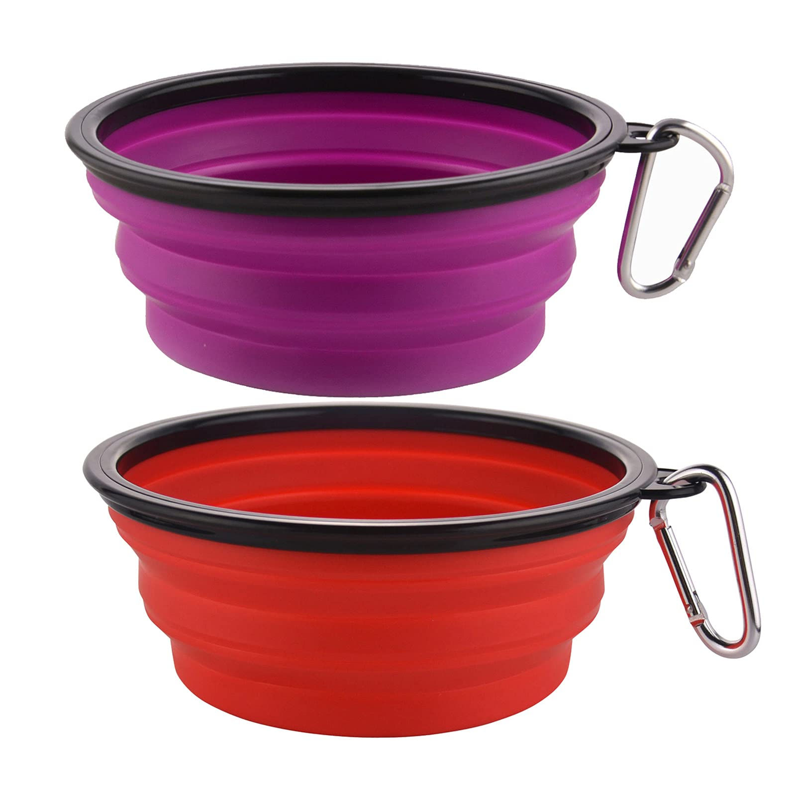 large collapsible dog bowls 34oz travel water food bowls portable foldable colla