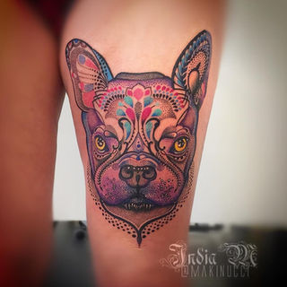 Makinucci - ornamental, dotwork, mandala, watercolor, fine line, avant-guarde & graphic Tattoo Art.