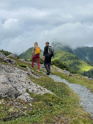 Harbor Mountain trail guided hike Sitka Alaska