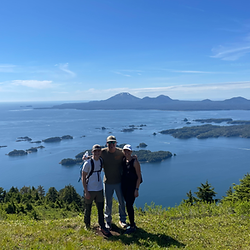 Alpine hiking adventure with mountain views above Sitka