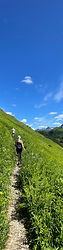 Harbor Mountain ridge trail overlooking Sitka Alaska