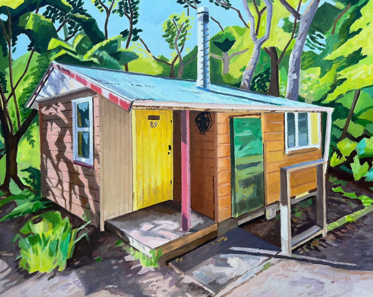 Valley Hut with Yellow Door