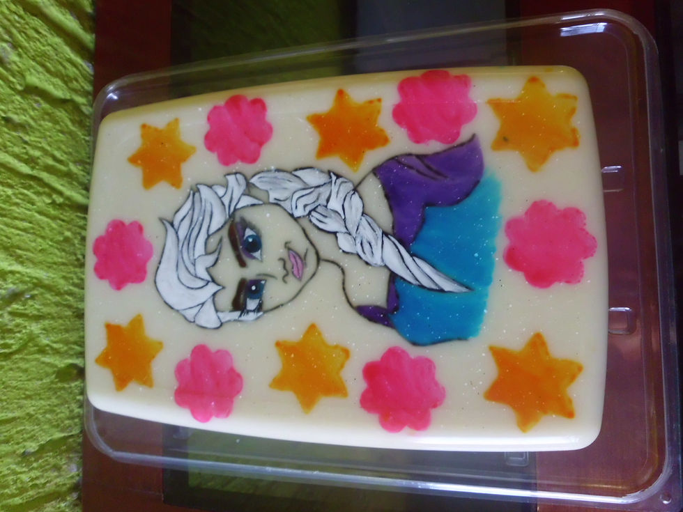 Gelatina pintada
