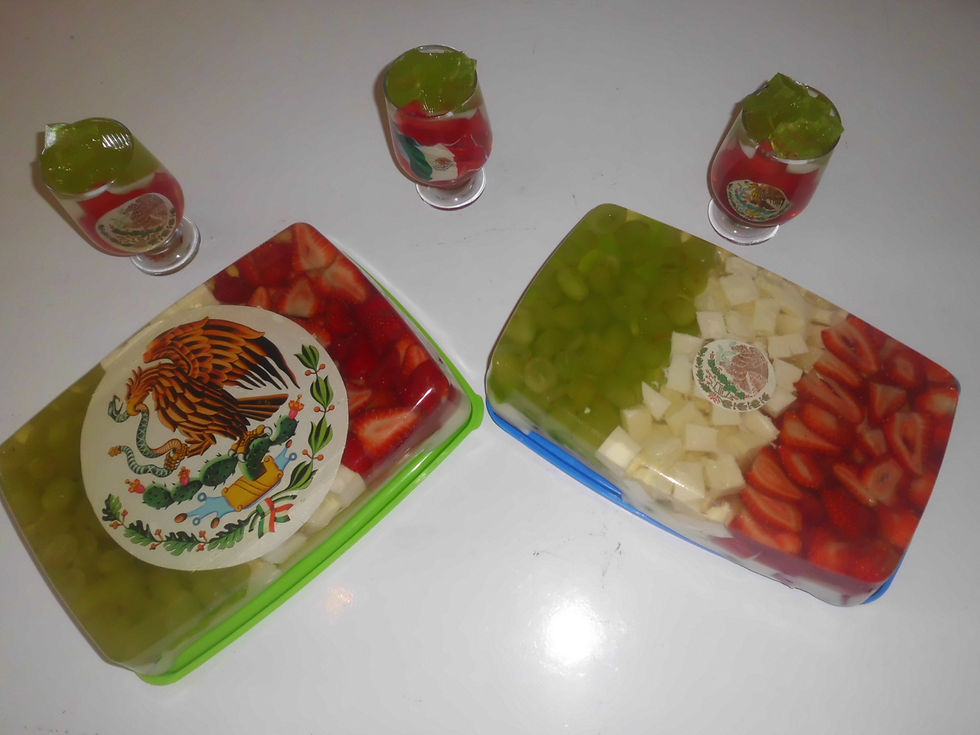 Gelatina de bandera