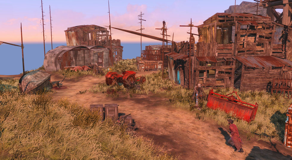 After the hill comes the village