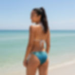 Emerald Ocean Bikini Set back view