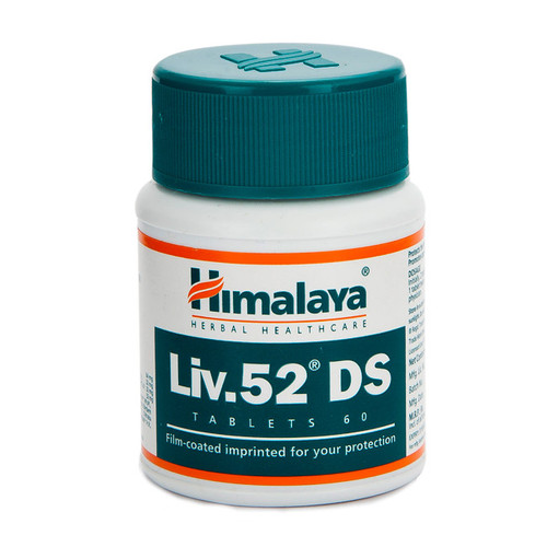 Лив 52 ДС для лечения печени, Himalaya Liv-52 DS, 60таб. | Индийский ...
