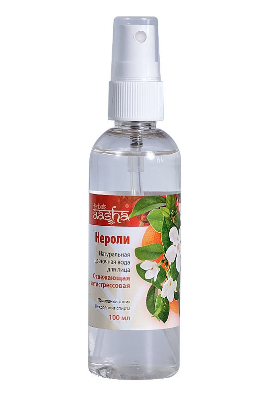 Натуральная цветочная вода Нероли, Aasha Herbals