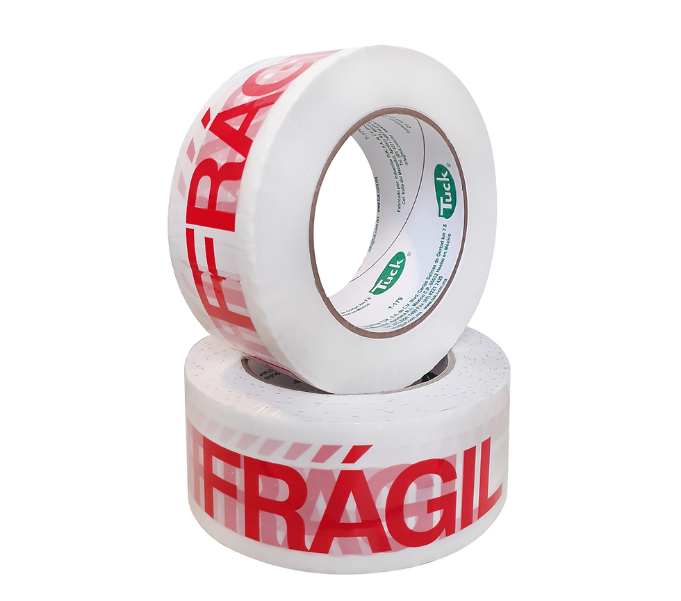 Miniatura: Cinta impresa "FRAGIL", caja con 24 rollos de 48mm. x 150m.