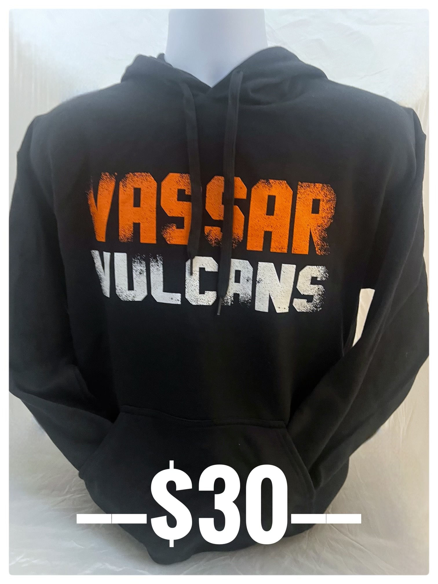 Black Vassar Vulcan Hoodie