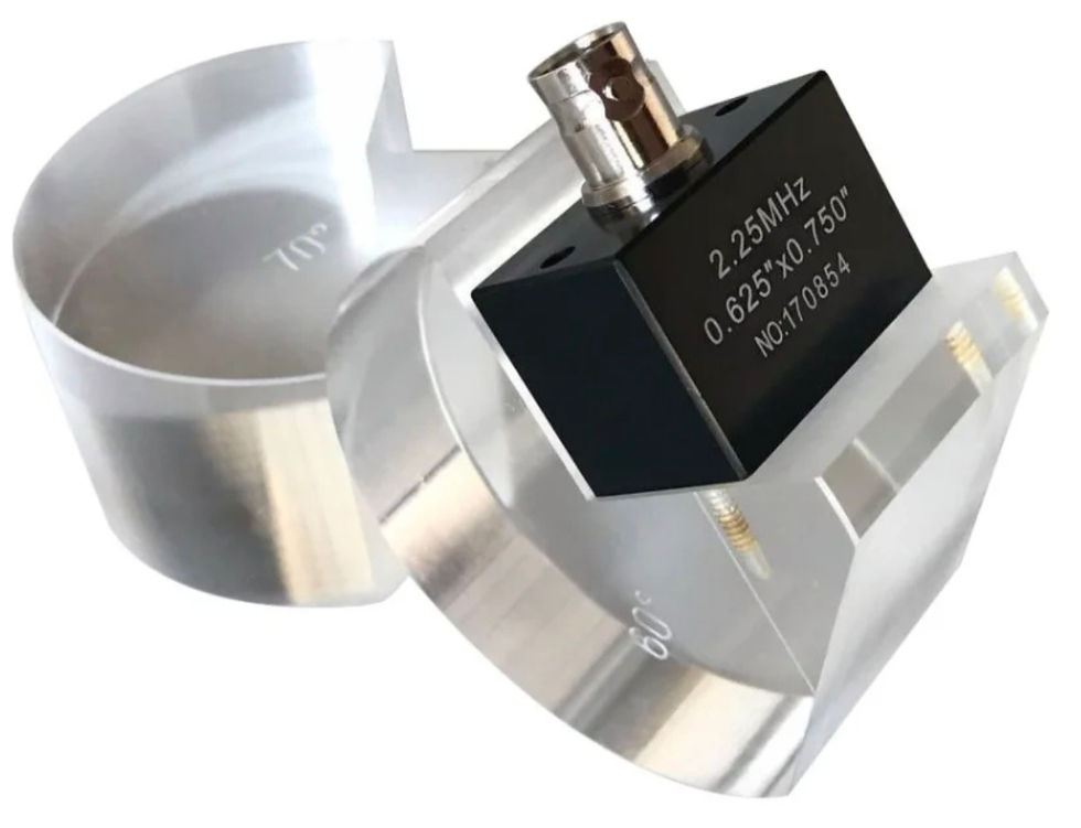 Thumbnail: Angle Beam Transducer with 45/60/70 Wedges