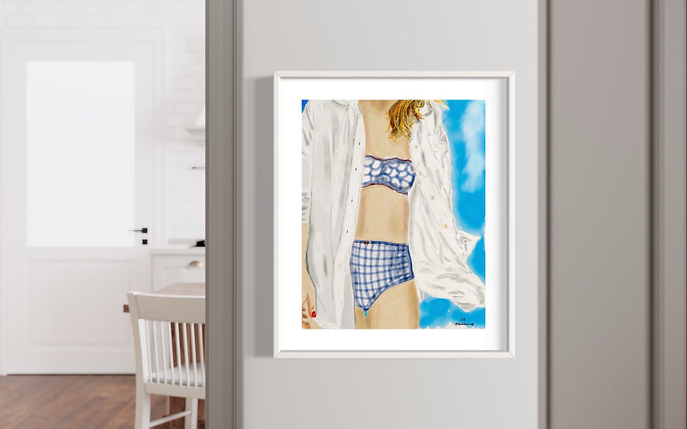 Thumbnail: Fine Art Print "The linen shirt"