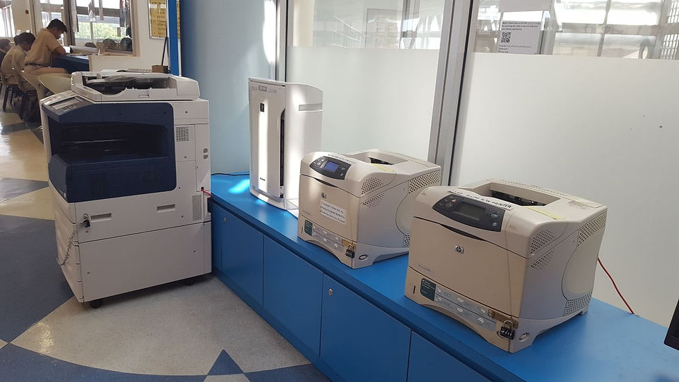 Printing area