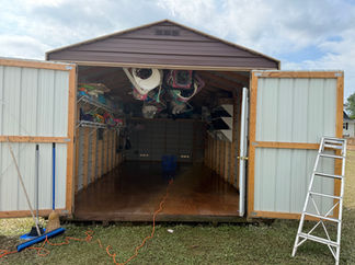 Outbuilding damage