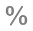 Grey Percent Icon
