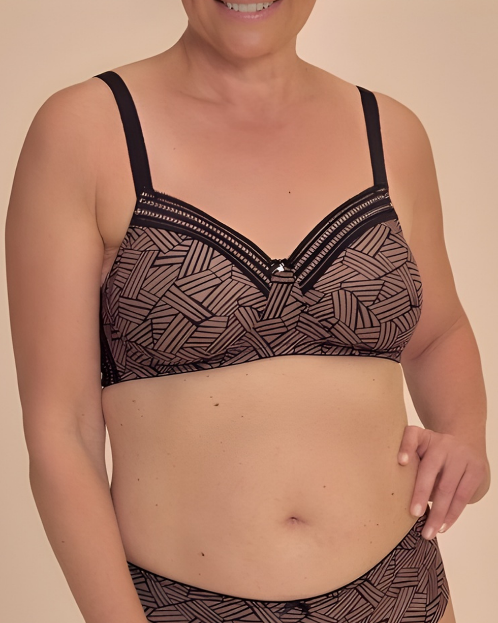 breast cancer mastectomy wire-free bra