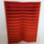Miniature : Grand trieur de bureau vintage orange (ou range vinyles ?)