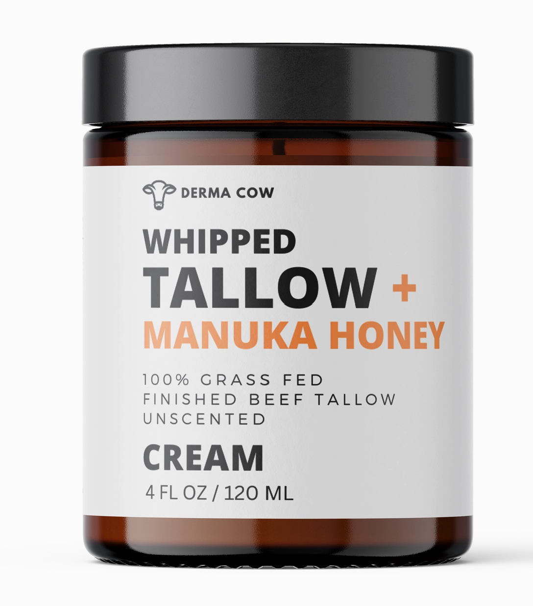 Whipped Tallow + Manuka Honey Cream, For Face and Body