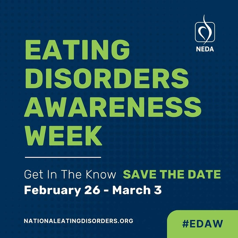Reflecting on Eating Disorders Awareness Week in Collaboration with NEDA
