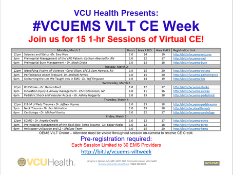 TRAINING - VCU Virtual CE Week