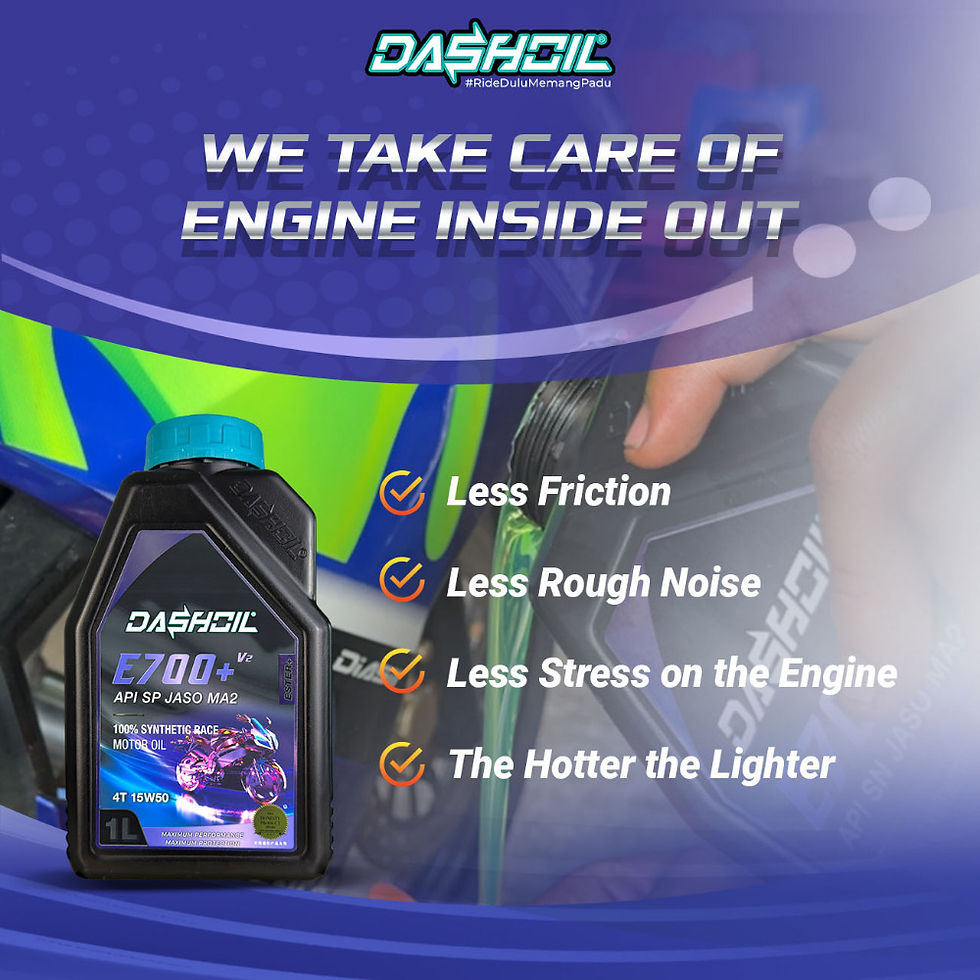 Motorcycle engine oil