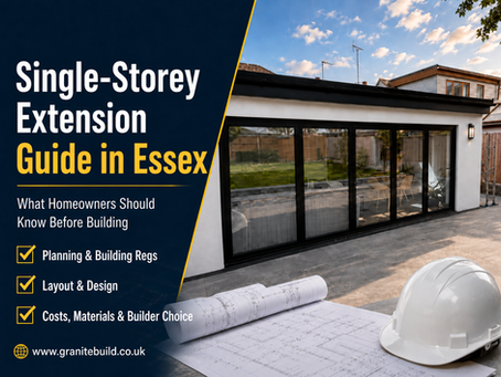 Single-Storey Extensions in Essex: What Homeowners Should Know Before Building