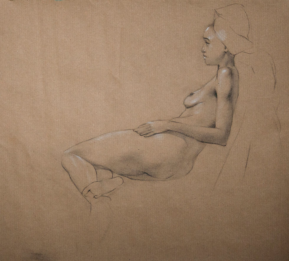 Short pose figure study