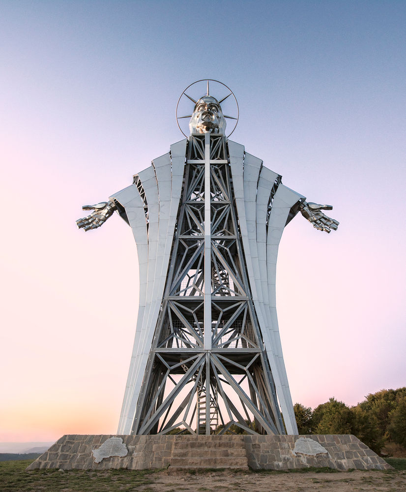 Heart of Jesus Statue, Romania.