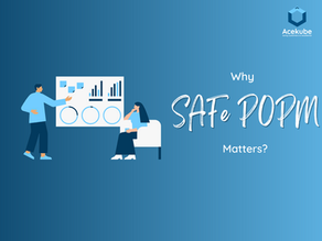 Illustration showing why SAFe POPM certification matters, highlighting the role of Product Owners and Product Managers in aligning strategy with execution and delivering business value.