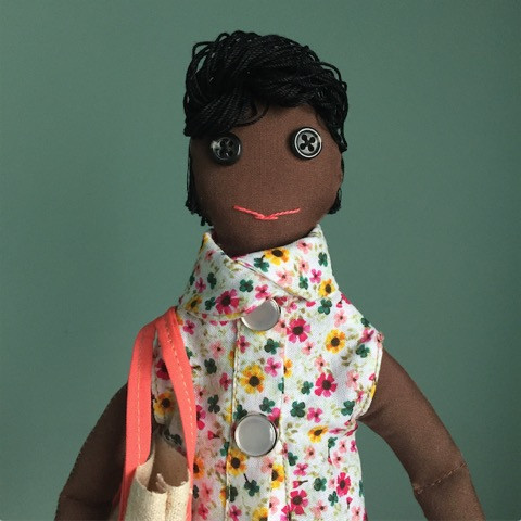 The sweetest Maquina37 handmade doll