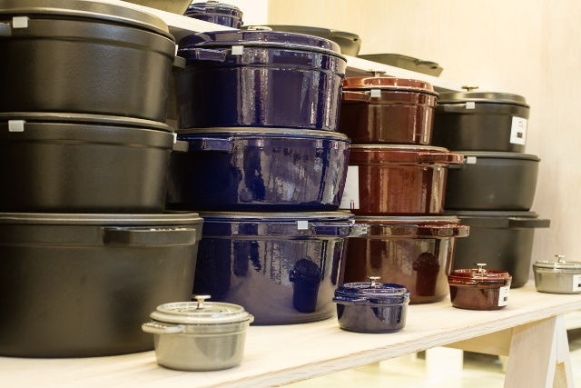abcmkt carries a gorgeous line of Staub enamel cookware (my favorite)