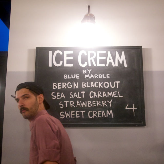 Blue Marble Ice Cream at Berg'n