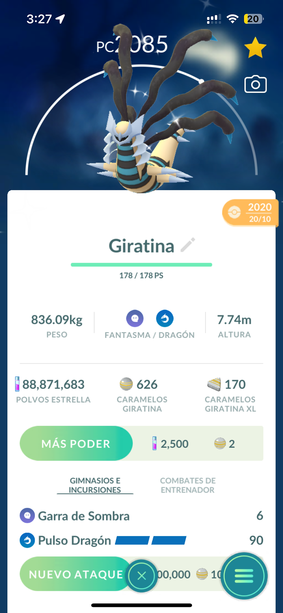Giratina Origen Shiny x Intercambio / Lote 2