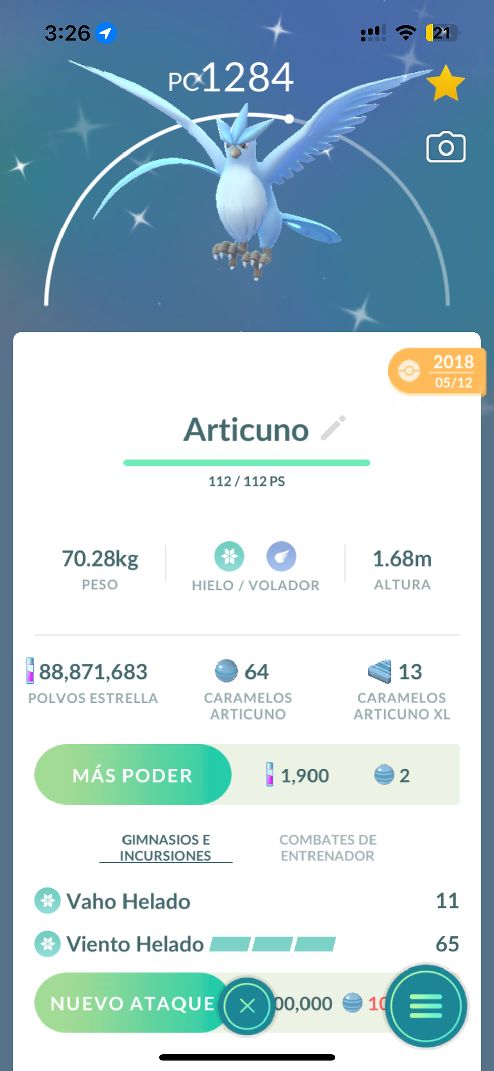Articuno Shiny x Intercambio / Lote 2