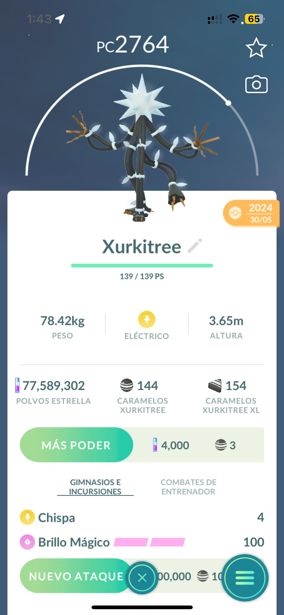 Xurkitree x Intercambio / Lote 1