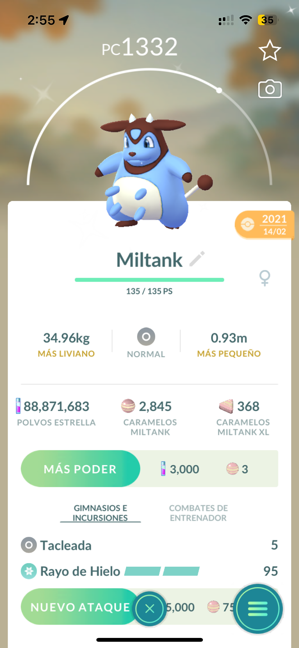 Miltank Shiny x Intercambio / Lote 2