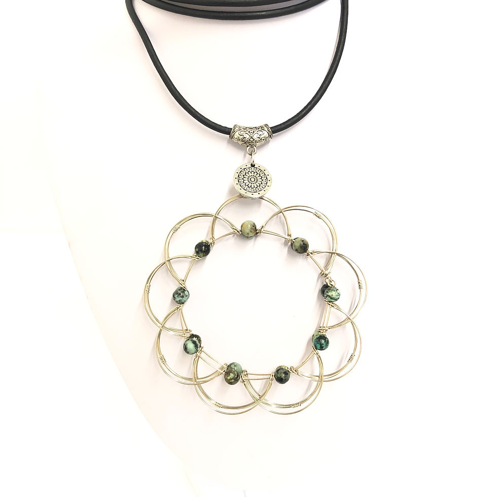 Miniature : Mandala Turquoise Africaine