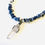 Miniature : Collier Amulette Sodalite & Quartz  -AJNA-